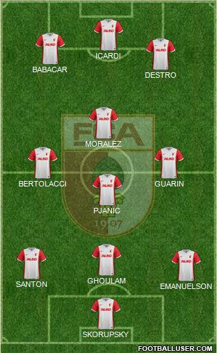 FC Augsburg Formation 2015