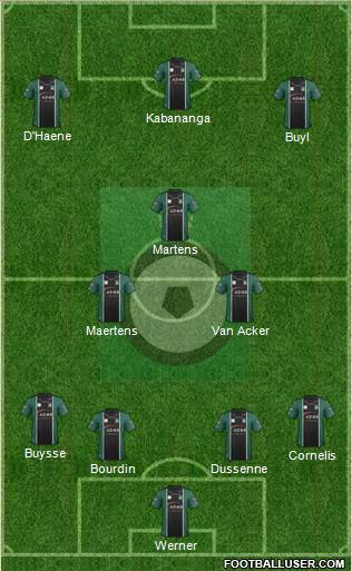 KSV Cercle Brugge Formation 2015