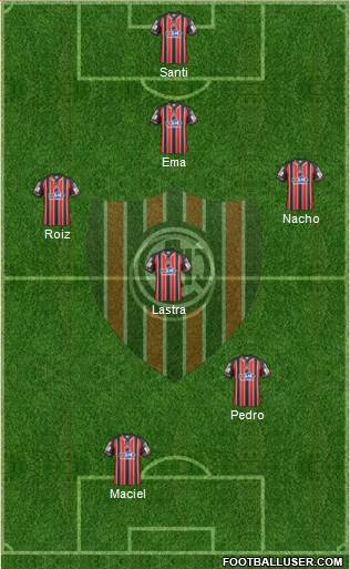 Chacarita Juniors Formation 2015