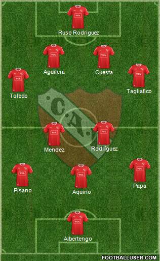 Independiente Formation 2015