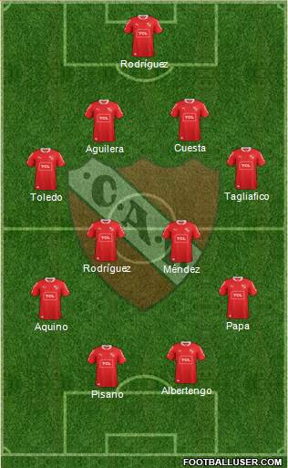 Independiente Formation 2015