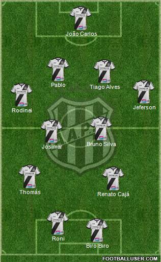 AA Ponte Preta Formation 2015