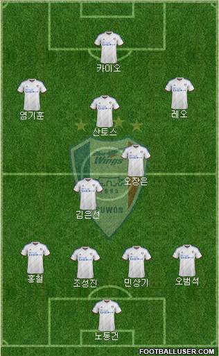 Suwon Samsung Blue Wings Formation 2015