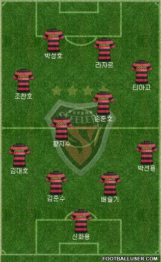 Pohang Steelers Formation 2015