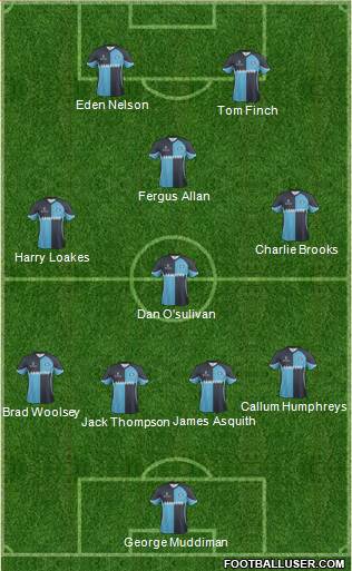 Wycombe Wanderers Formation 2015