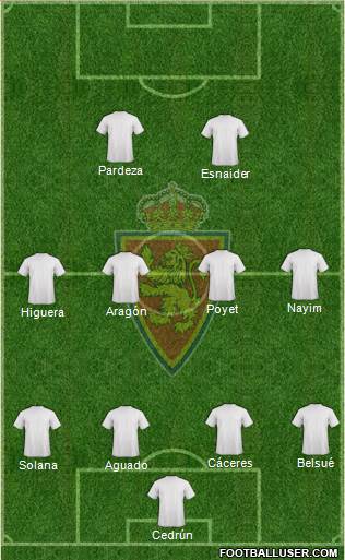R. Zaragoza S.A.D. Formation 2015