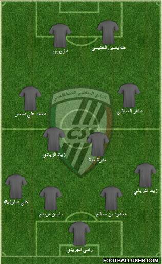 Club Sportif Sfaxien Formation 2015