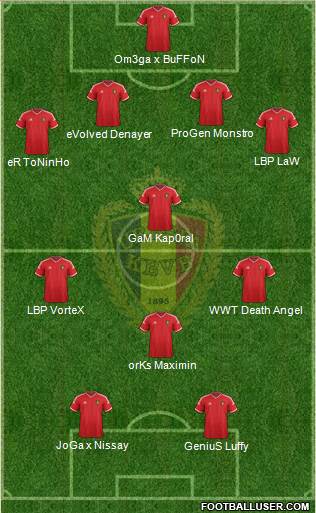 Belgium Formation 2015