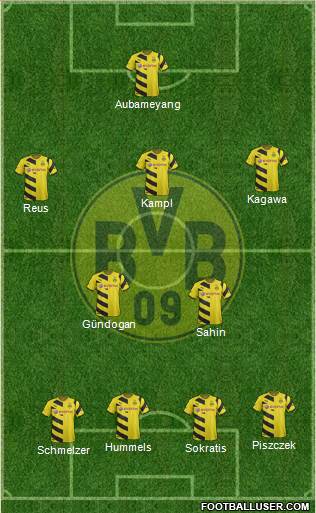 Borussia Dortmund Formation 2015