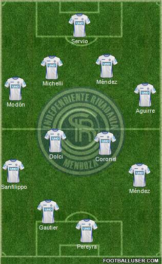 Independiente Rivadavia de Mendoza Formation 2015