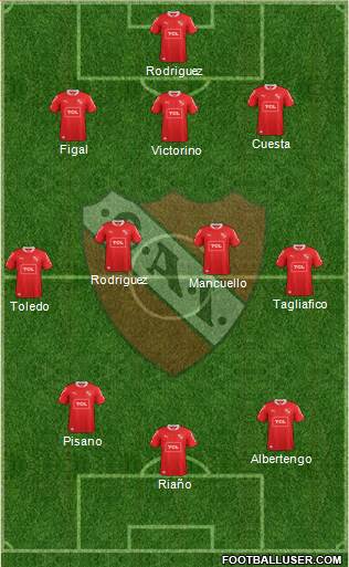 Independiente Formation 2015