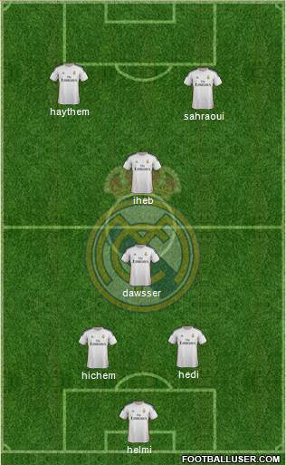 R. Madrid Castilla Formation 2015