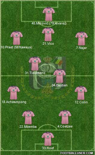 RSC Anderlecht Formation 2015