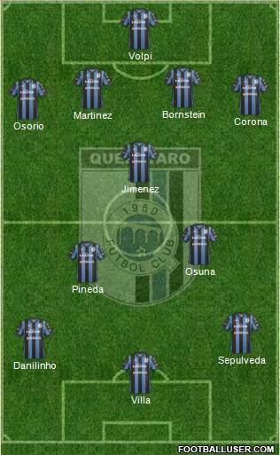 Club de Fútbol Gallos Blancos Formation 2015
