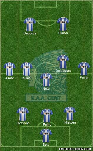KAA Gent Formation 2015