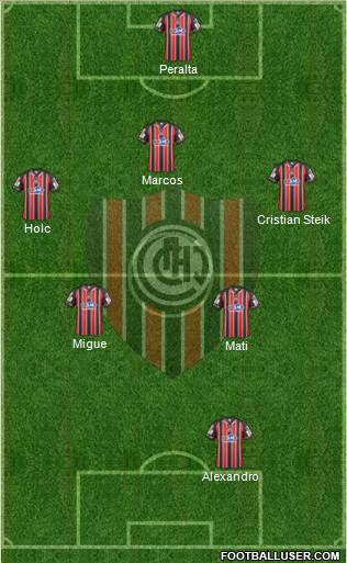 Chacarita Juniors Formation 2015