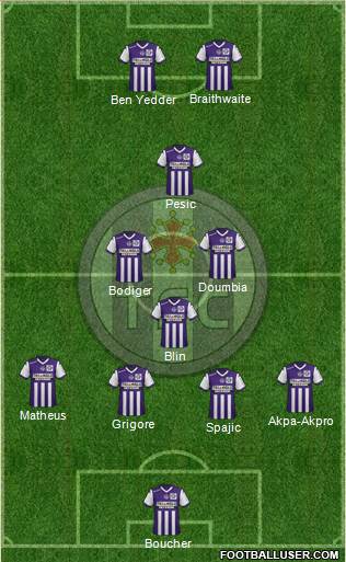 Toulouse Football Club Formation 2015