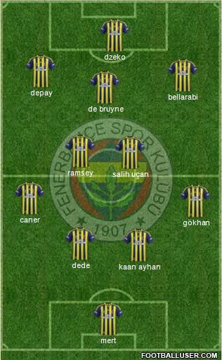 Fenerbahçe SK Formation 2015
