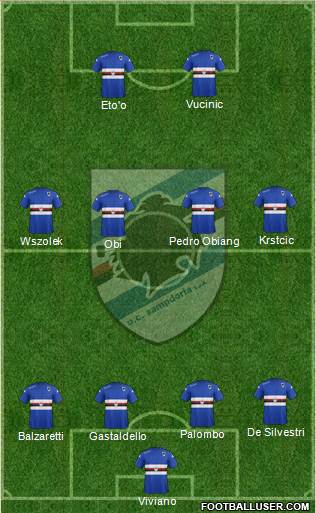 Sampdoria Formation 2015