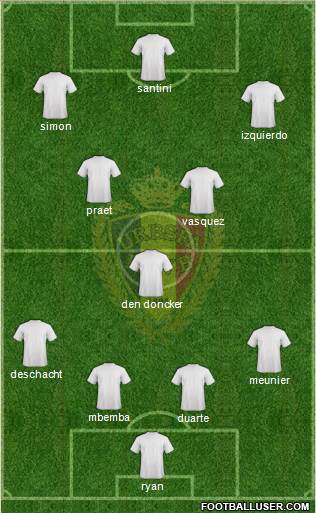 Belgium Formation 2015