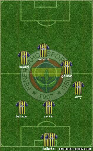 Fenerbahçe SK Formation 2015