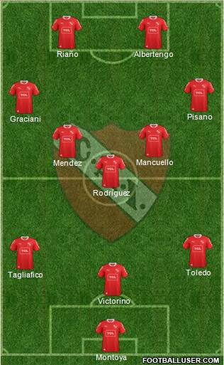 Independiente Formation 2015