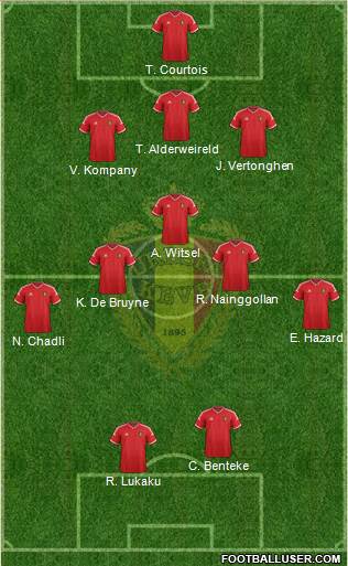 Belgium Formation 2015