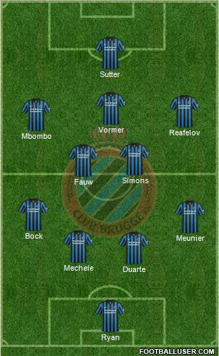Club Brugge KV Formation 2015