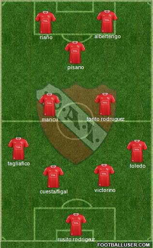 Independiente Formation 2015
