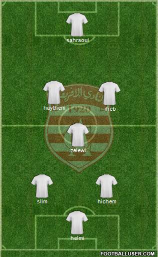 Club Africain Tunis Formation 2015