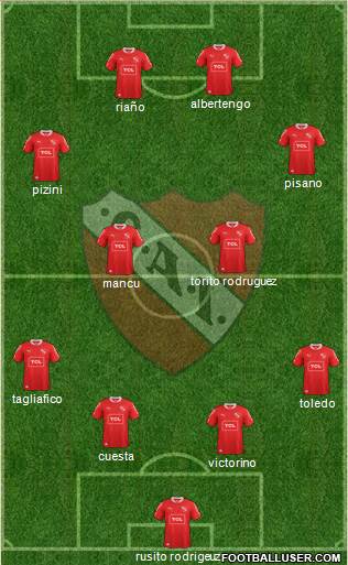Independiente Formation 2015