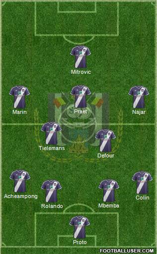 RSC Anderlecht Formation 2015