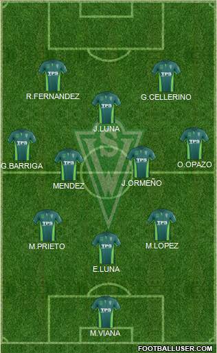 CD Santiago Wanderers S.A.D.P. Formation 2015