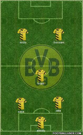 Borussia Dortmund Formation 2015