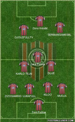 Chacarita Juniors Formation 2015