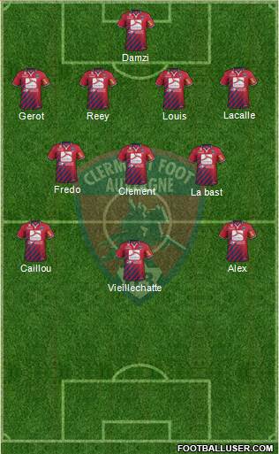 Clermont Foot Auvergne 63 Formation 2015