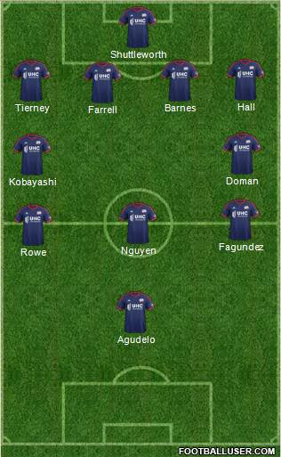 New England Revolution Formation 2015