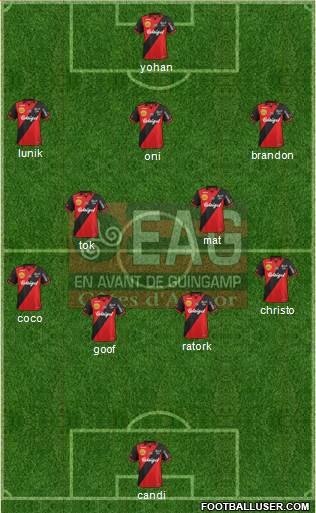 En Avant de Guingamp Formation 2015