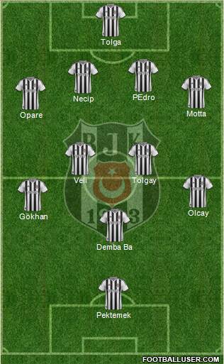 Besiktas JK Formation 2015