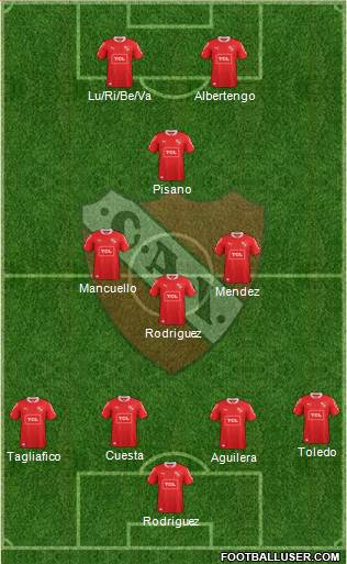 Independiente Formation 2015
