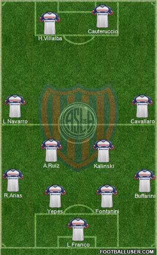 San Lorenzo de Almagro Formation 2015