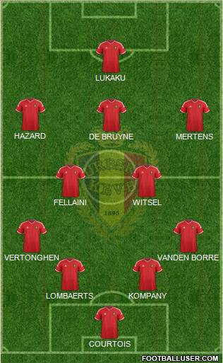 Belgium Formation 2015