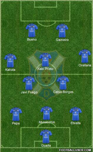 C.D. Tenerife S.A.D. Formation 2015