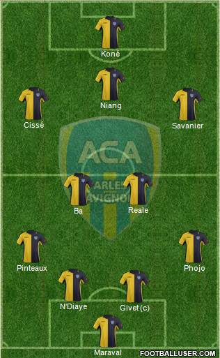 Athlétic Club Arles-Avignon Formation 2015