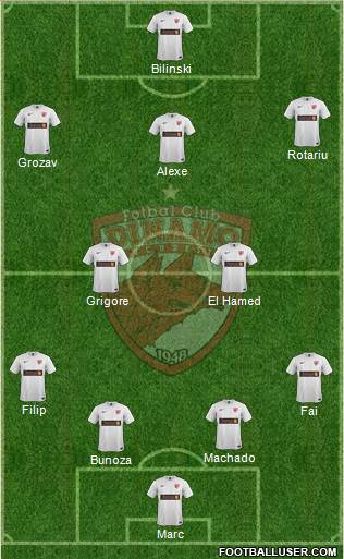 FC Dinamo 1948 Bucharest Formation 2015