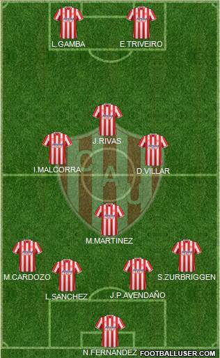 Unión de Santa Fe Formation 2015