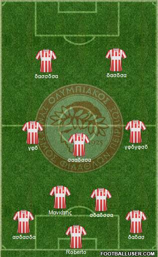 Olympiakos SF Piraeus Formation 2015