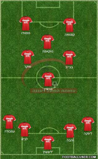 Hapoel Ra'anana Formation 2015