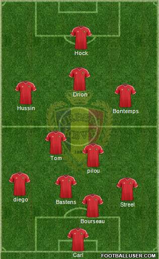 Belgium Formation 2015