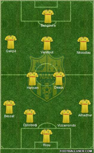 FC Nantes Formation 2015